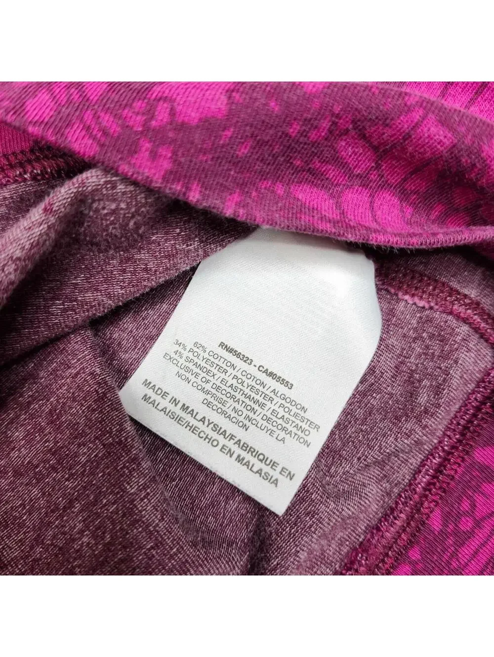 Nike Women's Pinky Purple Dri-FIT Long Sleeve Activewear Top - Large